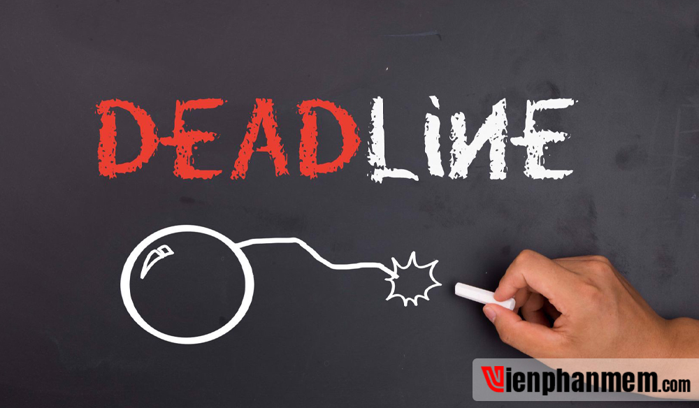 Ngày nay, deadline được áp dụng trong hầu hết các ngành nghề, lĩnh vực và khía cạnh của cuộc sống