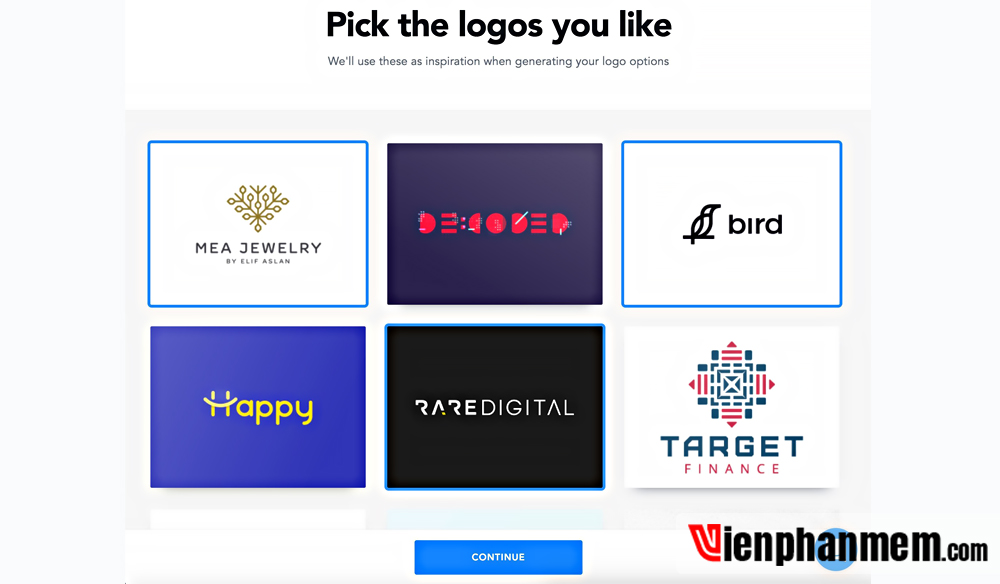 Logojoy mang đến cho người dùng nhiều mẫu logo thiết kế sẵn theo các phong cách khác nhau