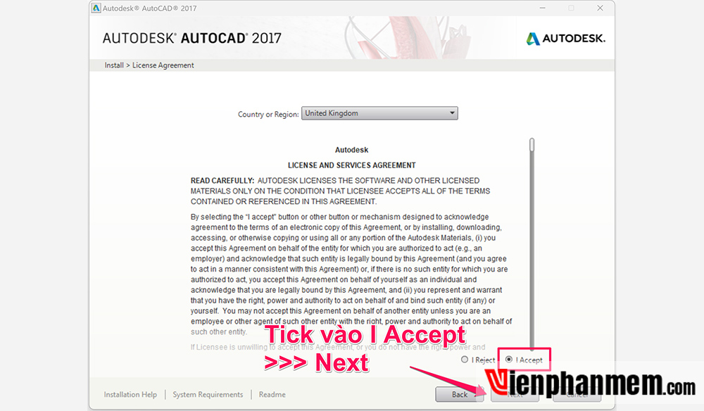 Hướng dẫn cài đặt AutoCAD 2017