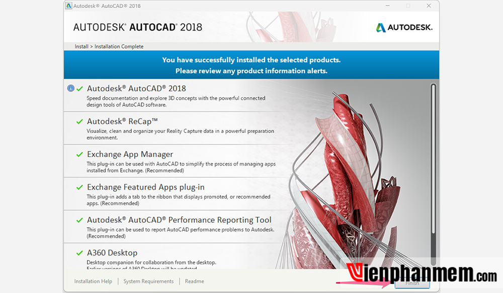 Hướng dẫn cài đặt và kích hoạt bản quyền vĩnh viễn AutoCAD 2018