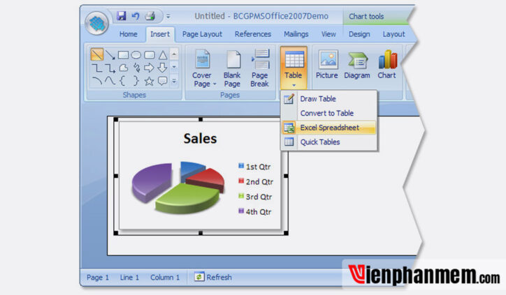 Microsoft Word trong Office 2007