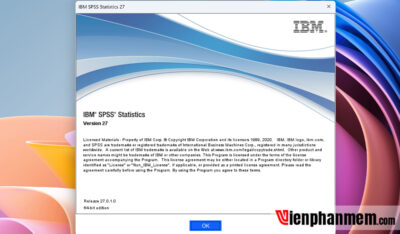 Link download SPSS 27 Full & Hướng dẫn Crack thành công