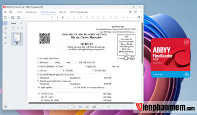 Tải ABBYY FineReader 16 Full Crack miễn phí phiên bản mới nhất 2024