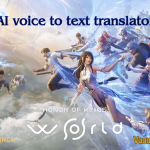 Vương Giả Vinh Diệu đang thử nghiệm dịch thuật Voice to Text