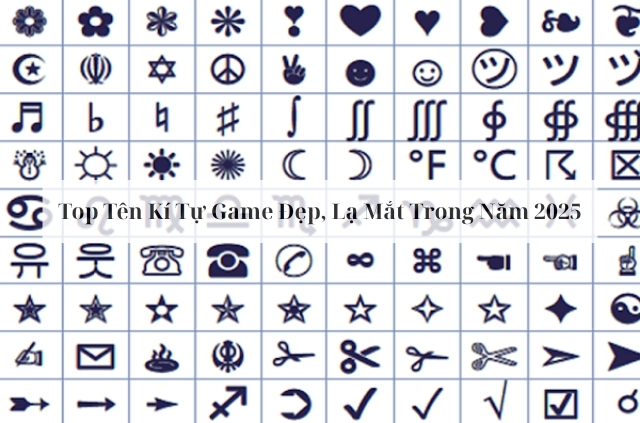 Tên kí tự game hay 2026